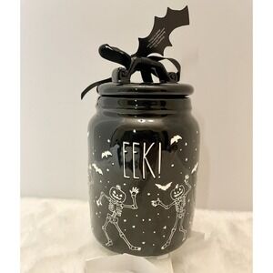 NEW‎ Rae Dun "EEK!" Skeleton HALLOWEEN Canister 2024